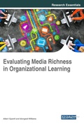 Cover: Evaluating Media Richness in Organizational Learning - Information Science Reference
