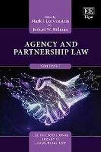 Enlarge image Cover: Agency and Partnership Law - Edward Elgar Publishing