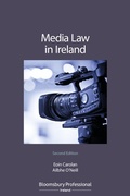 Cover: Media Law in Ireland - Bloomsbury Professional