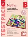 Cover: 11+ Maths Year 5-7 Testpack B Papers 5-8 - Accelerated Education Publications Ltd
