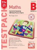 Cover: 11+ Maths Year 5-7 Testpack B Papers 5-8 - Accelerated Education Publications Ltd