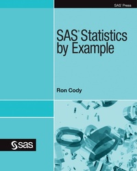 Enlarge image Cover: SAS Statistics by Example - SAS Institute