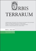 Cover: Orbis Terrarum 14 (2016) - Franz Steiner Verlag