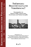 Cover: Th&uuml;ringen: Braucht das Land Vers&ouml;hnung? - K&ouml;nigshausen & Neumann