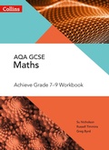 Cover: AQA GCSE Maths Achieve Grade 7-9 Workbook - Collins