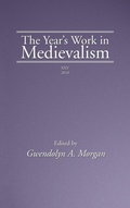 Cover: The Year's Work in Medievalism, 2010 - Wipf & Stock Publishers