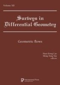 Cover: Geometric Flows, Volume 12 - International Press of Boston Inc