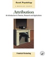 Cover: Attribution - Psychology Press Ltd