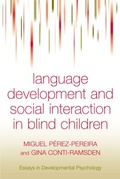 Cover: Language Development and Social Interaction in Blind Children - Psychology Press Ltd