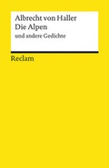 Cover: Die Alpen und andere Gedichte - Reclam