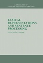Cover: Lexical Representations And Sentence Processing - Psychology Press Ltd