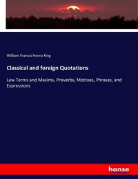Enlarge image Cover: Classical and foreign Quotations - Hansebooks