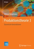 Cover: Produktionstheorie 3 - Springer Vieweg