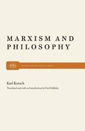 Cover: Marxism and Philosophy - Monthly Review Press,U.S.
