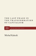 Cover: Last Phase in the Transformation of Capitalism - Monthly Review Press,U.S.