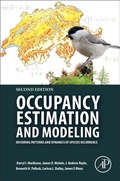 Cover: Occupancy Estimation and Modeling - Academic Press