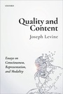 Cover: Quality and Content - Oxford University Press