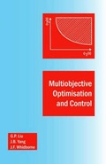 Cover: Multiobjective Optimisation and Control - Research Studies Press