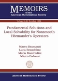 Cover: Fundamental Solutions and Local Solvability for Nonsmooth Hormander's Operators - American Mathematical Society