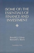 Cover: Gilson and Black's (Some Of) the Essentials of Finance and Investment - Foundation Press