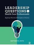 Cover: Leadership Questions for Health Care Professionals - SLACK  Incorporated