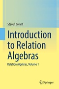 Cover: Introduction to Relation Algebras - Springer