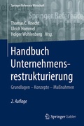 Cover: Handbuch Unternehmensrestrukturierung - Springer Gabler