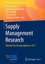 Cover: Supply Management Research - Springer Gabler