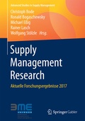 Cover: Supply Management Research - Springer Gabler