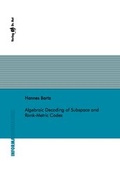 Cover: Algebraic Decoding of Subspace and Rank-Metric Codes - Dr. Hut