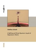 Cover: A Self-bound Dilute Quantum Liquid of Dysprosium Atoms - Dr. Hut
