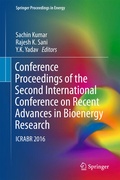 Cover: Conference Proceedings of the Second International Conference on Recent Advances in Bioenergy Research - Springer