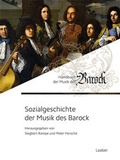 Cover: Sozialgeschichte der Musik des Barock - Laaber-Verlag