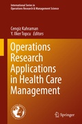 Cover: Operations Research Applications in Health Care Management - Springer