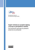 Cover: Uvjeti i kriteriji za socijalni dijalog u Europi iz perspektive radnika - Shaker