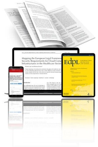 Abbildung von: European Data Protection Law Review (EDPL) - Lexxion