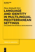 Cover: Language and Identity in Multilingual Mediterranean Settings - De Gruyter Mouton