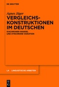 Cover: Vergleichskonstruktionen im Deutschen - De Gruyter
