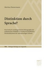 Abbildung von: Distinktion durch Sprache? - Narr Francke Attempto