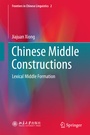 Cover: Chinese Middle Constructions - Springer