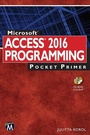 Cover: Microsoft Access 2016 Programming Pocket Primer - Mercury Learning and Information