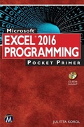 Bild: Microsoft Excel 2016 Programming Pocket Primer - Mercury Learning and Information