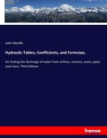 Cover: Hydraulic Tables, Coefficients, and Formulae, - Hansebooks