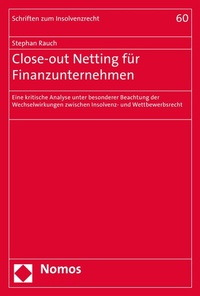 Abbildung von: Close-out Netting für Finanzunternehmen - Nomos
