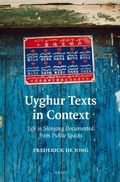 Cover: Uyghur Texts in Context - Brill