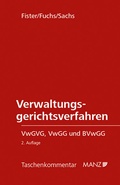 Cover: Verwaltungsgerichtsverfahren VwGVG, VwGG und BVwGG - Manz