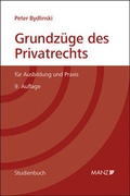 Cover: Grundz&uuml;ge des Privatrechts - Manz