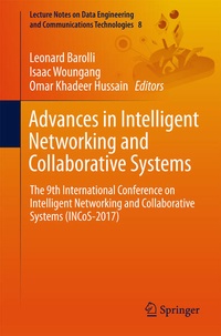 Enlarge image Cover: Advances in Intelligent Networking and Collaborative Systems - Springer
