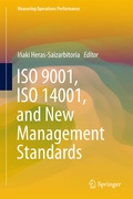 Cover: ISO 9001, ISO 14001, and New Management Standards - Springer