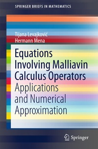 Abbildung von: Equations Involving Malliavin Calculus Operators - Springer